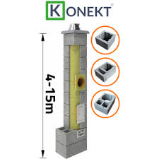 Komin systemowy KONEKT NADBUDOWA PAKIETU o 33cm