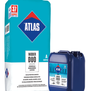 Hydroizolacja dwuskładnikowa elastyczna ATLAS WODER DUO 32kg
