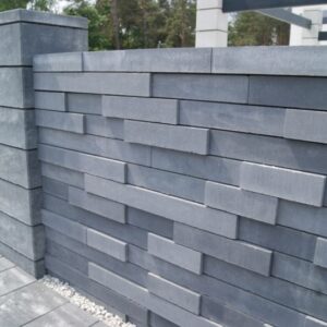 KOST-BET OGRODZENIE Pustak 50 x 25 ROYAL SLIM 12 cm grafit