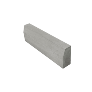 Krawężnik prosty wys. 30 cm SZARY