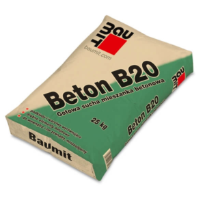 Gotowa sucha mieszanka betonowa C16/20 BAUMIT BETON B20